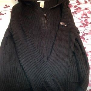 DKNY HOODED SWEATER SZ XL